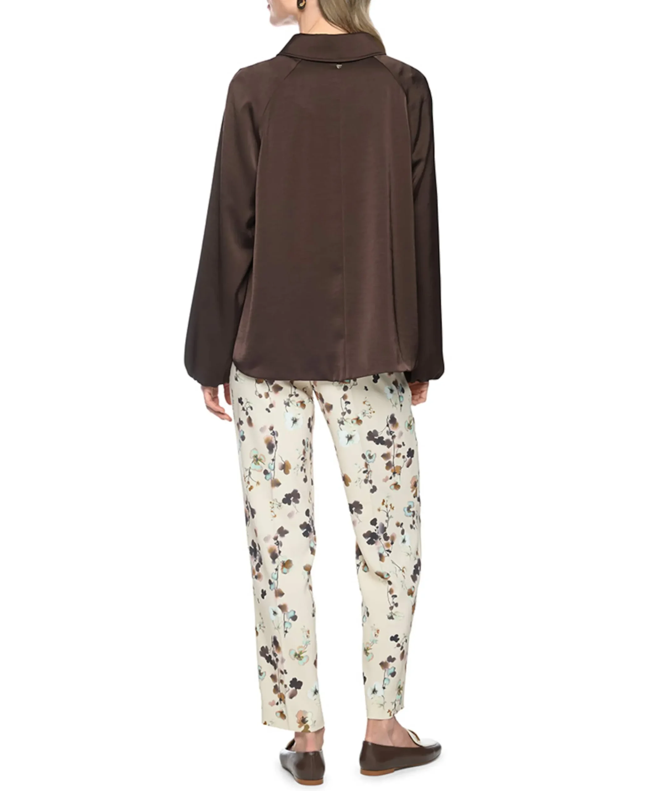 Dames vest bruin