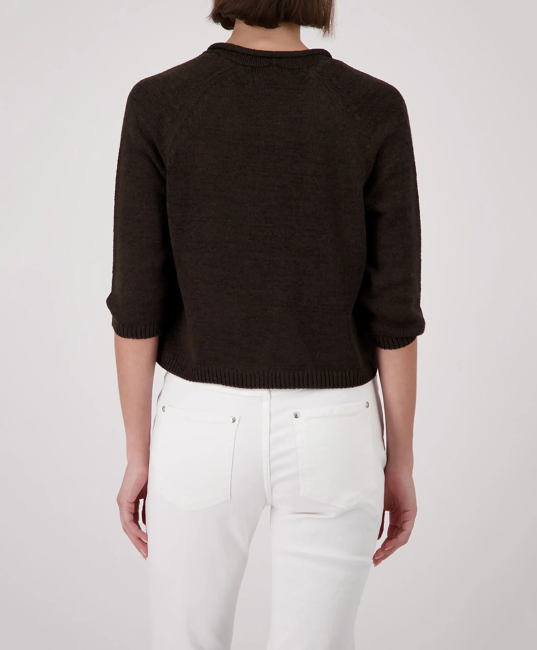 Dames vest bruin