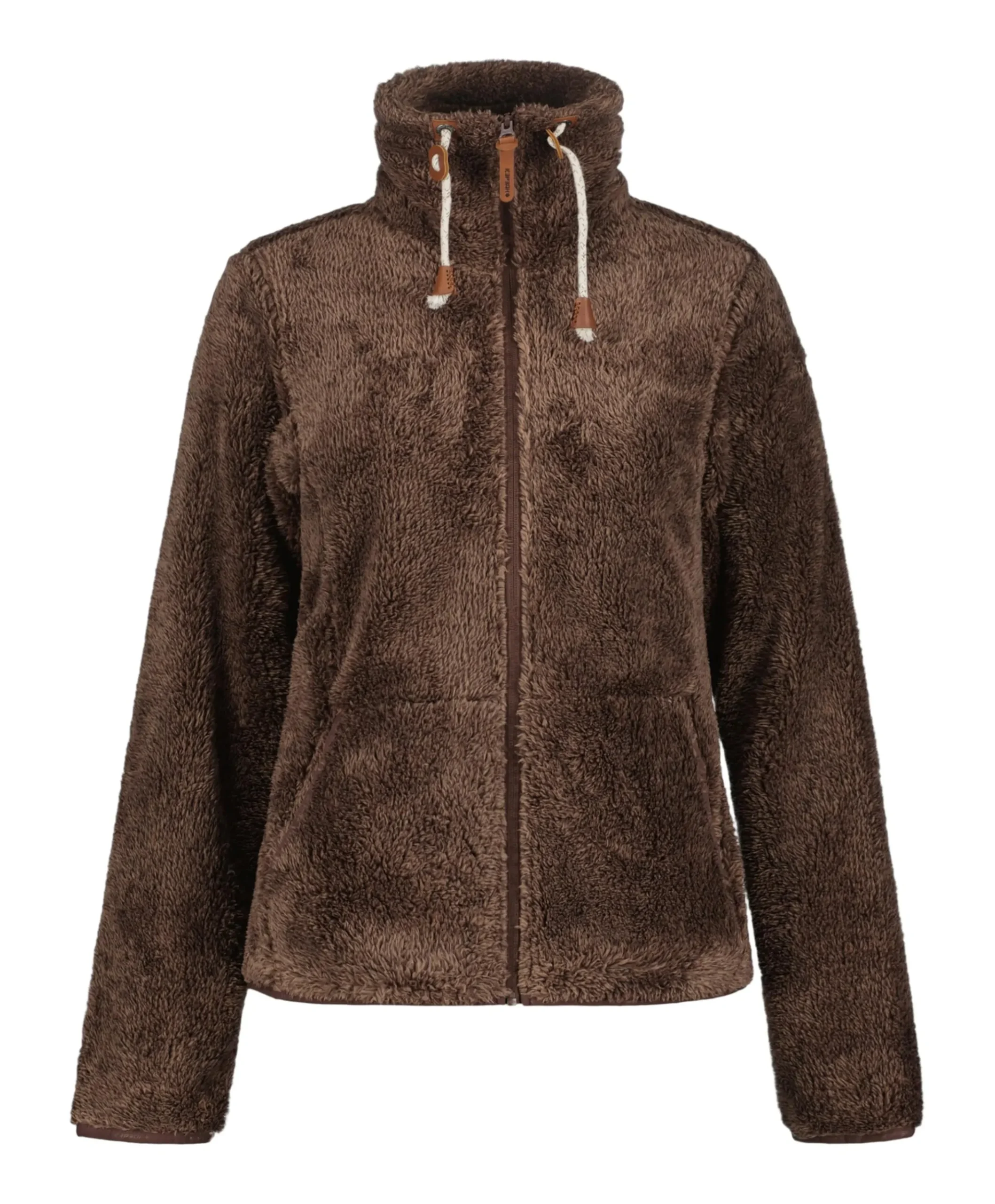Dames vest bruin