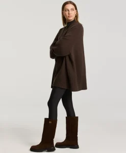 Dames vest bruin