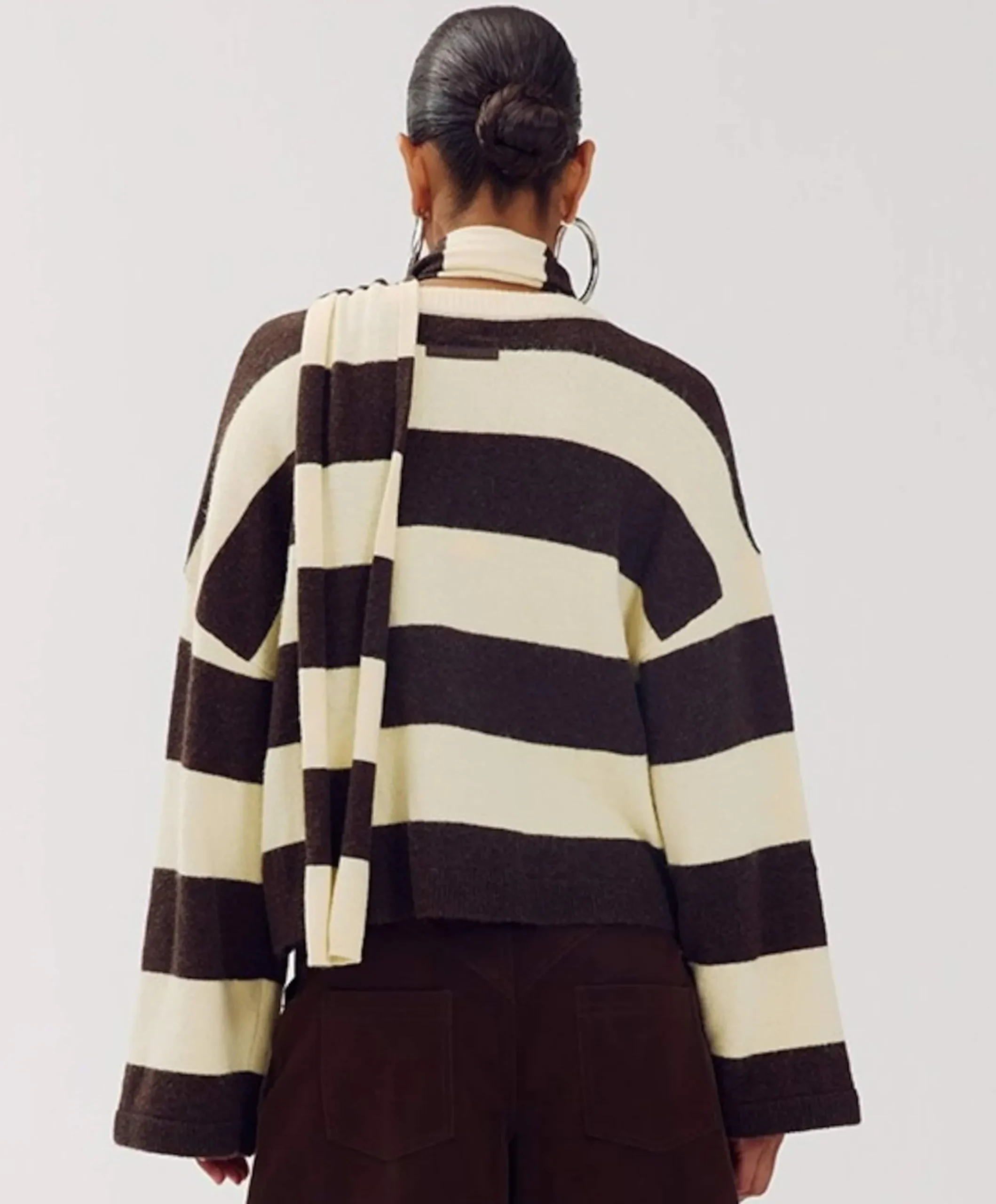 Dames vest ecru