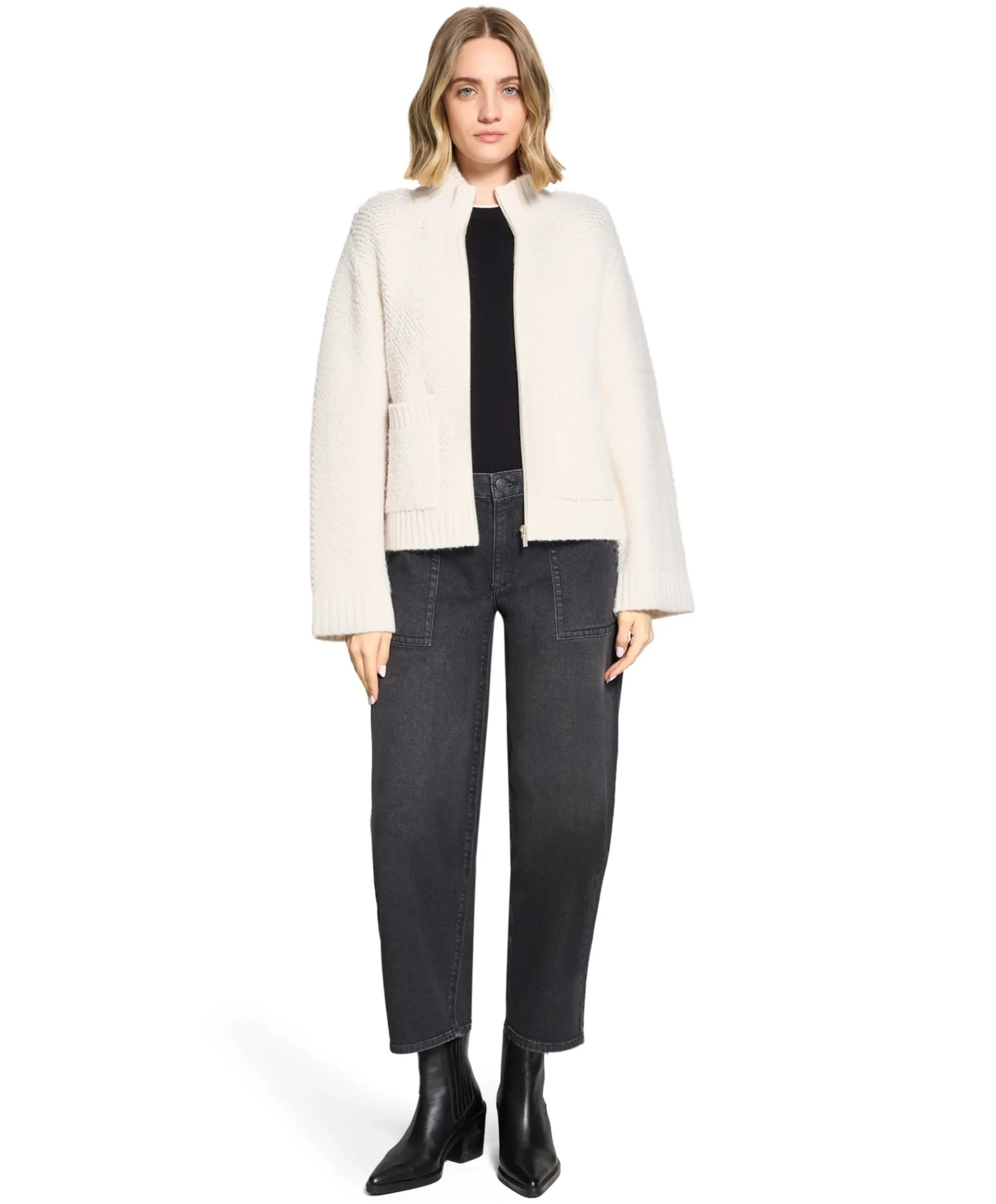 Dames vest ecru