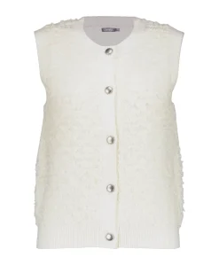 Dames vest ecru
