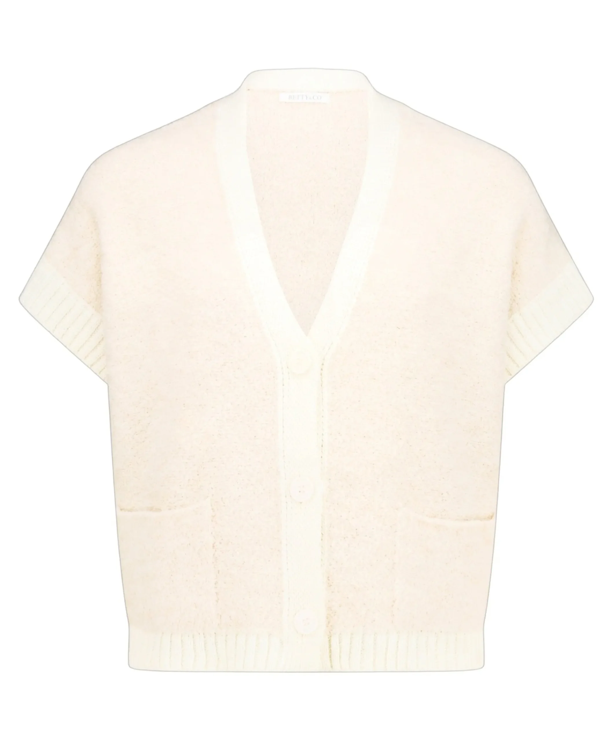 Dames vest ecru