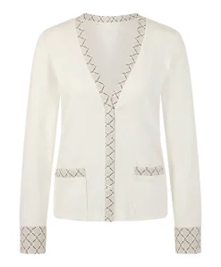 Dames vest ecru