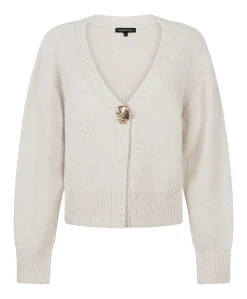 Dames vest ecru