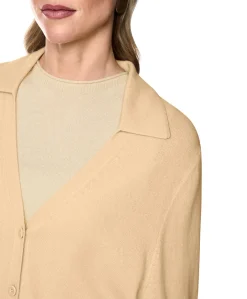 Dames vest geel