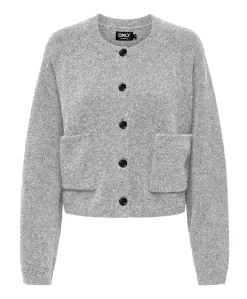 Dames vest grijs