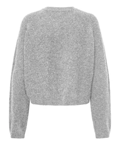Dames vest grijs