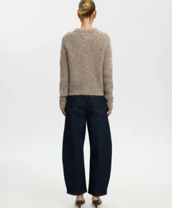 Dames vest grijs