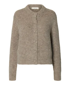 Dames vest grijs