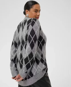Dames vest grijs