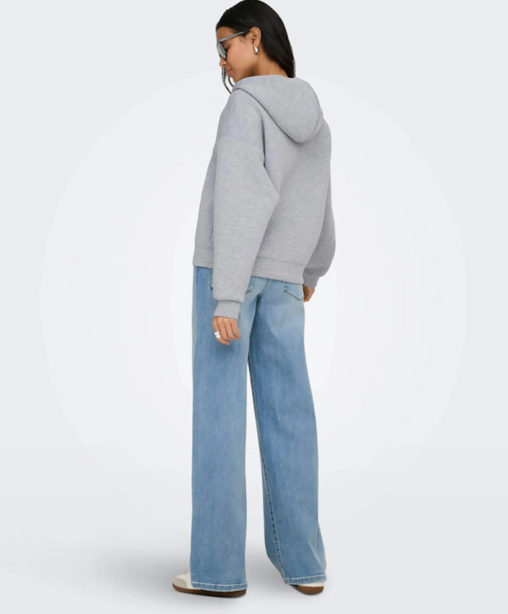 Dames vest grijs