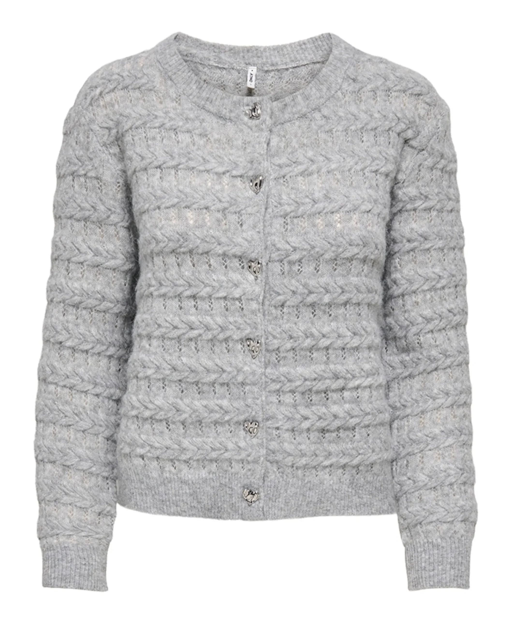 Dames vest grijs