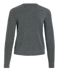 Dames vest grijs