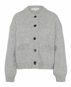 Dames vest grijs