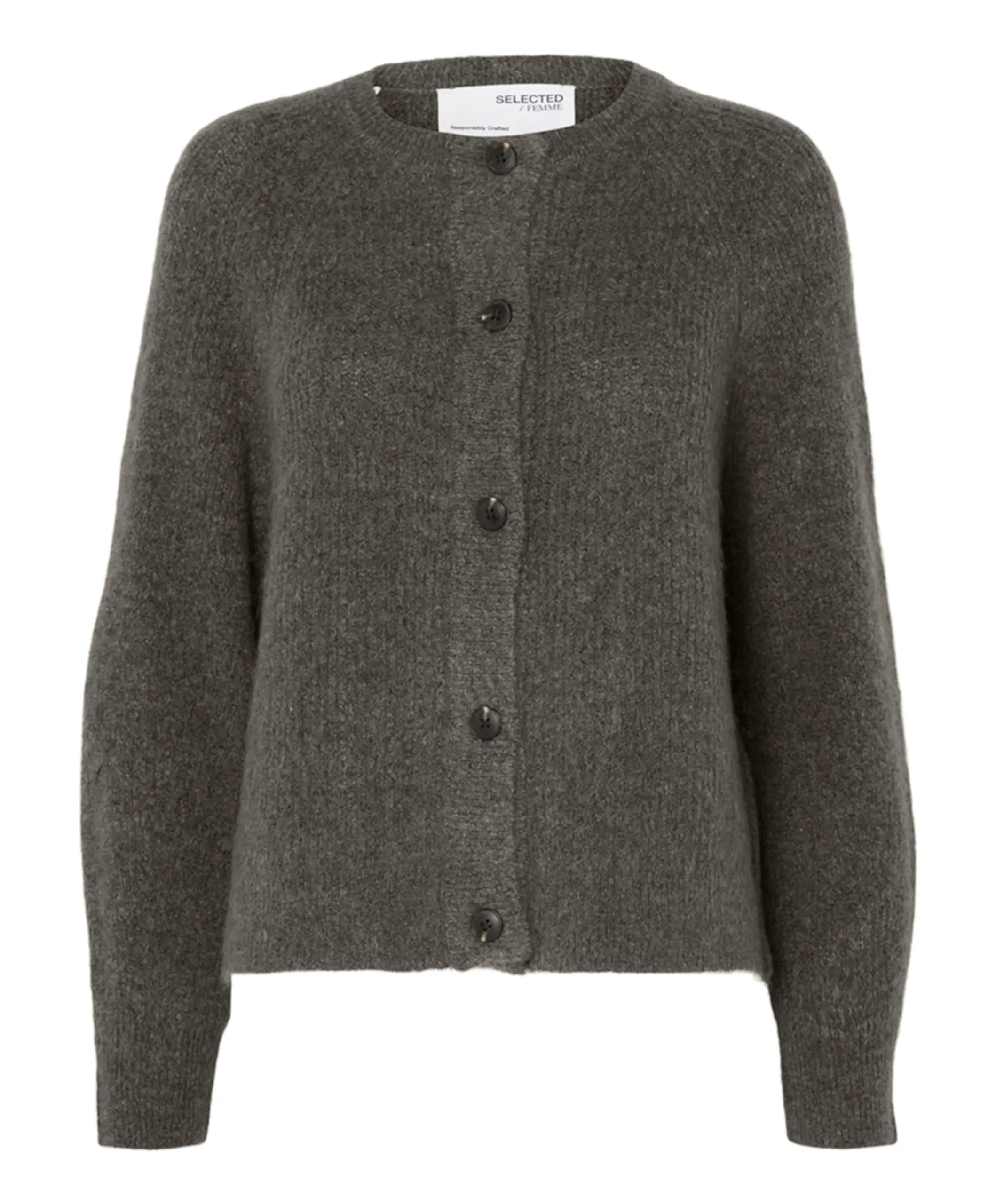 Dames vest grijs