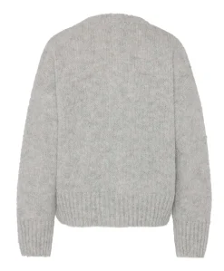 Dames vest grijs