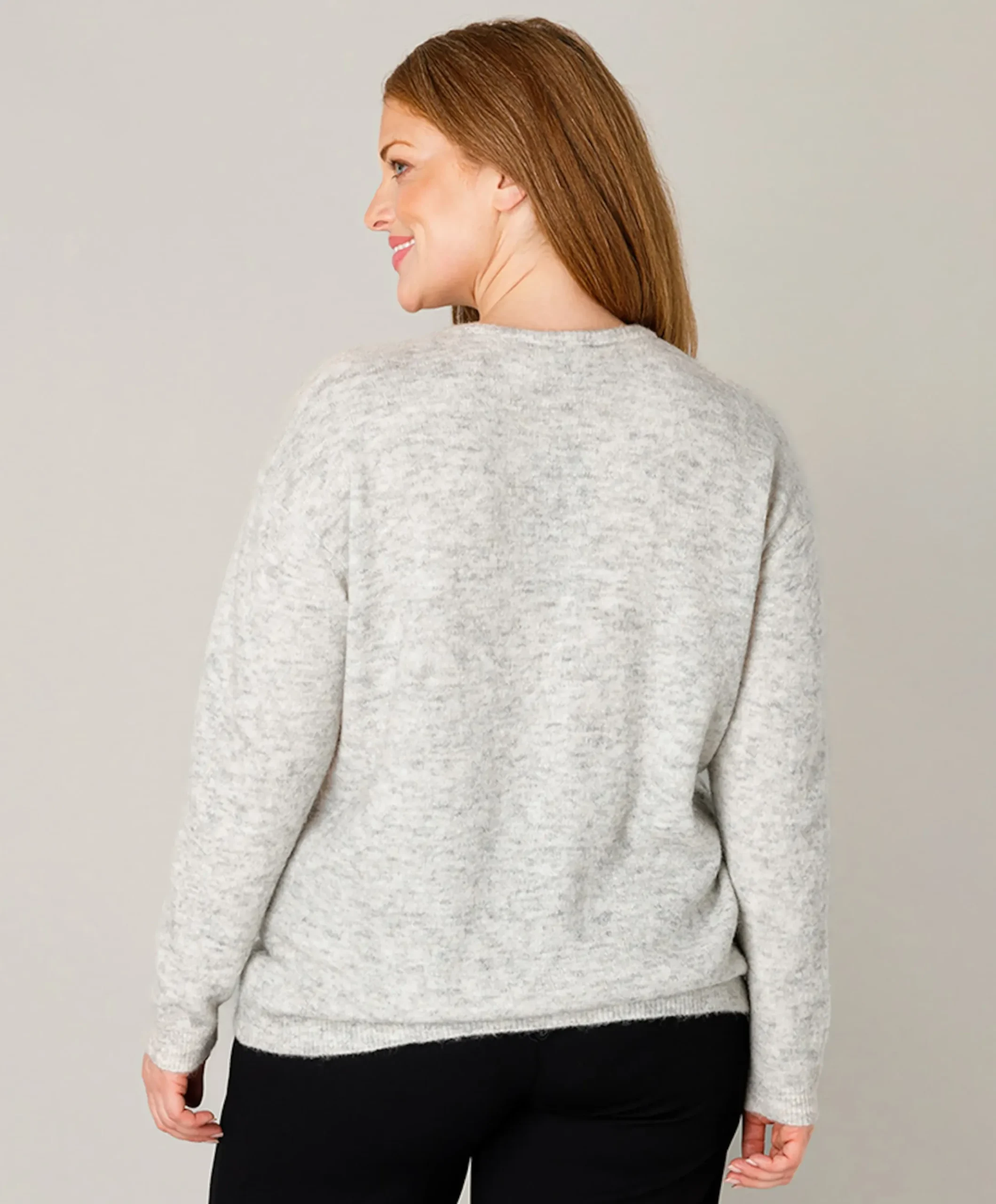 Dames vest grijs