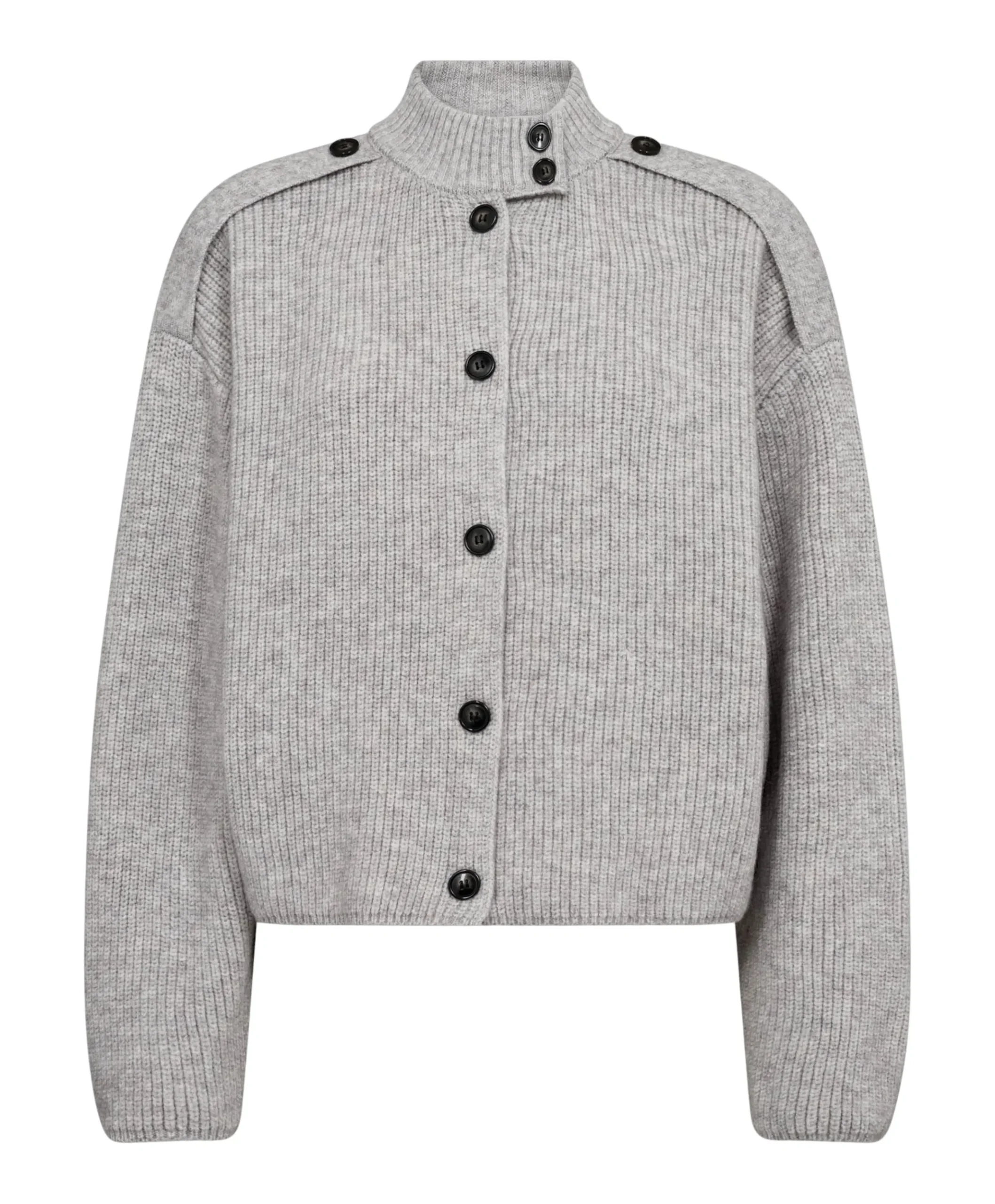 Dames vest grijs