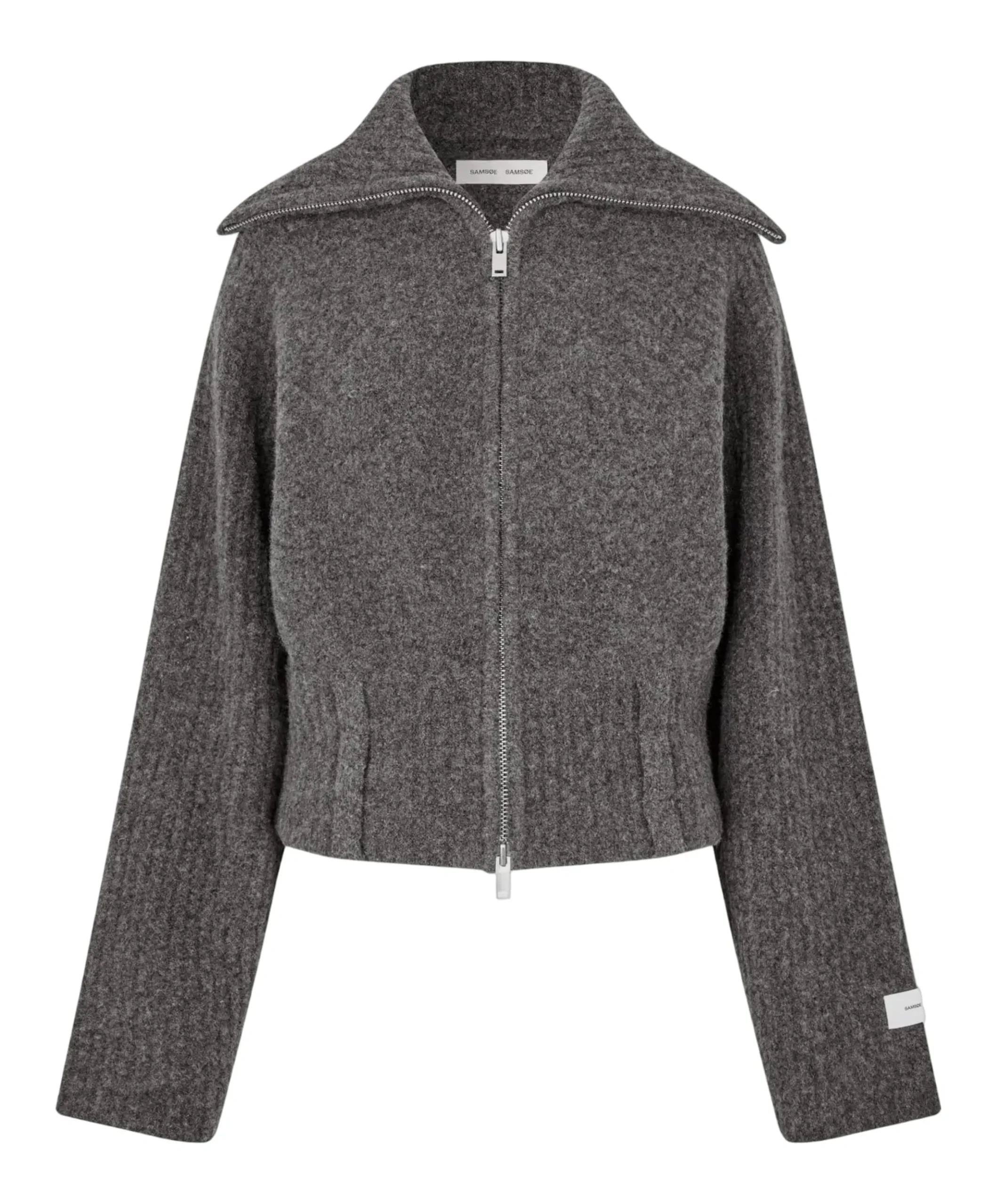 Dames vest grijs