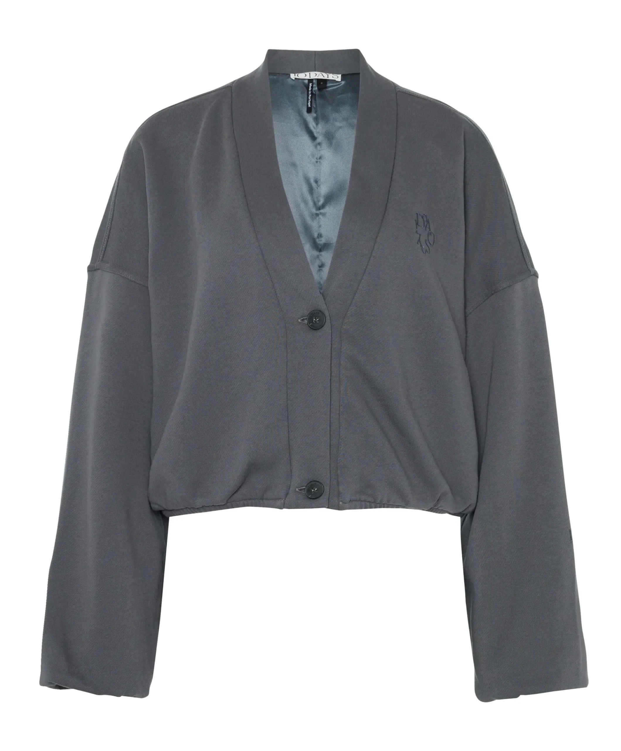 Dames vest grijs