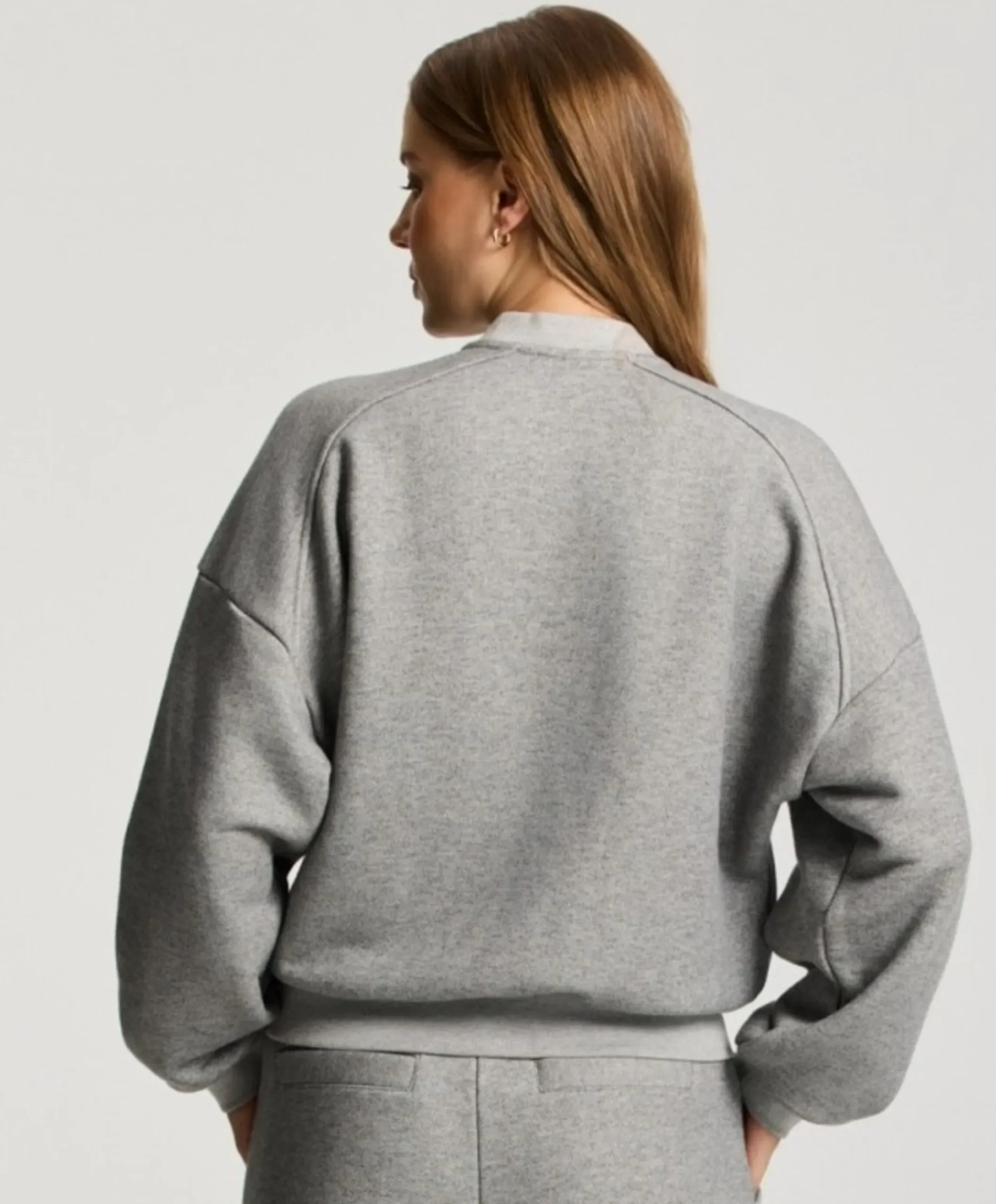 Dames vest grijs