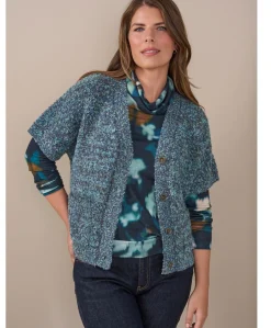 Dames vest groen