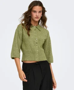Dames vest groen