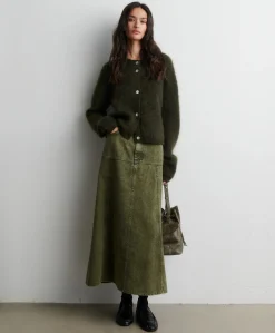 Dames vest groen