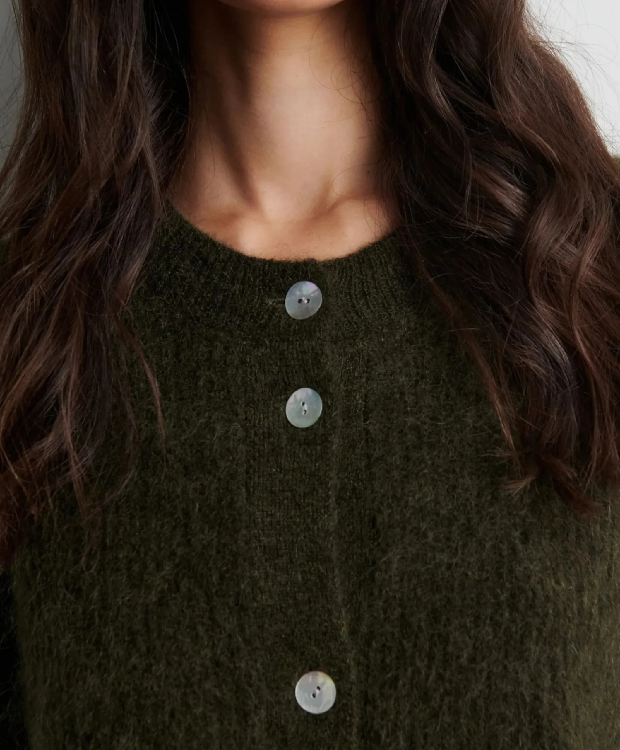 Dames vest groen