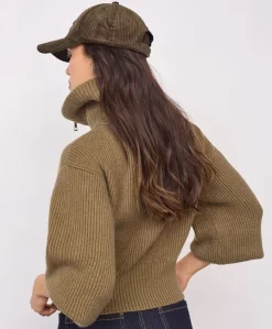 Dames vest groen