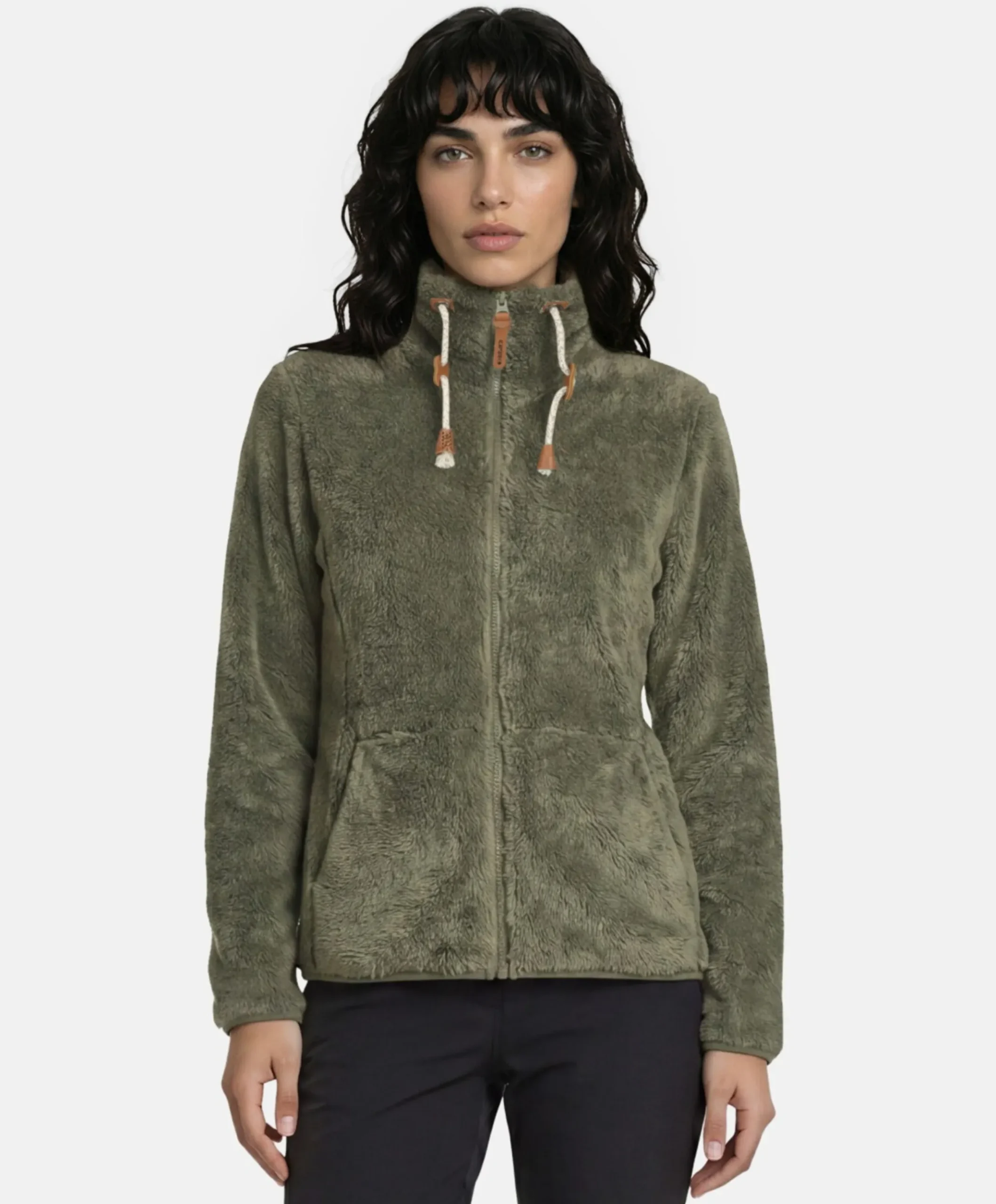 Dames vest groen