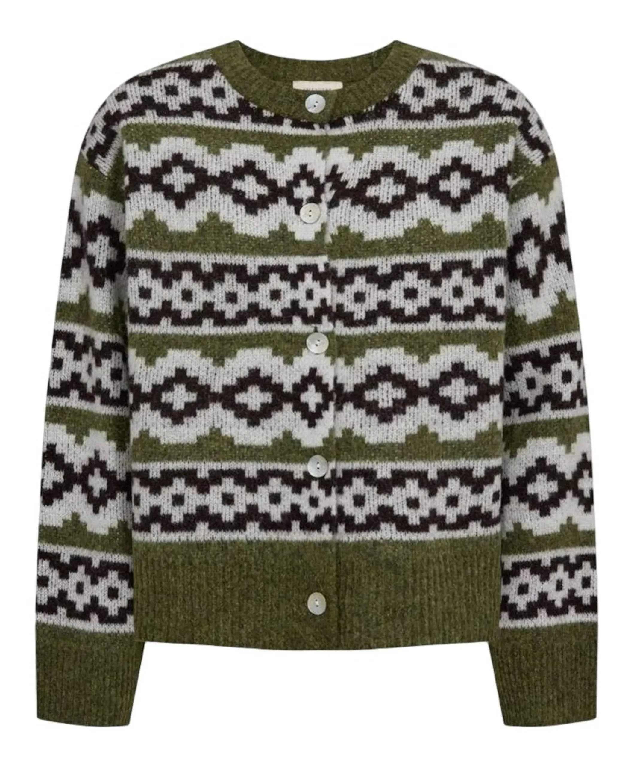 Dames vest groen