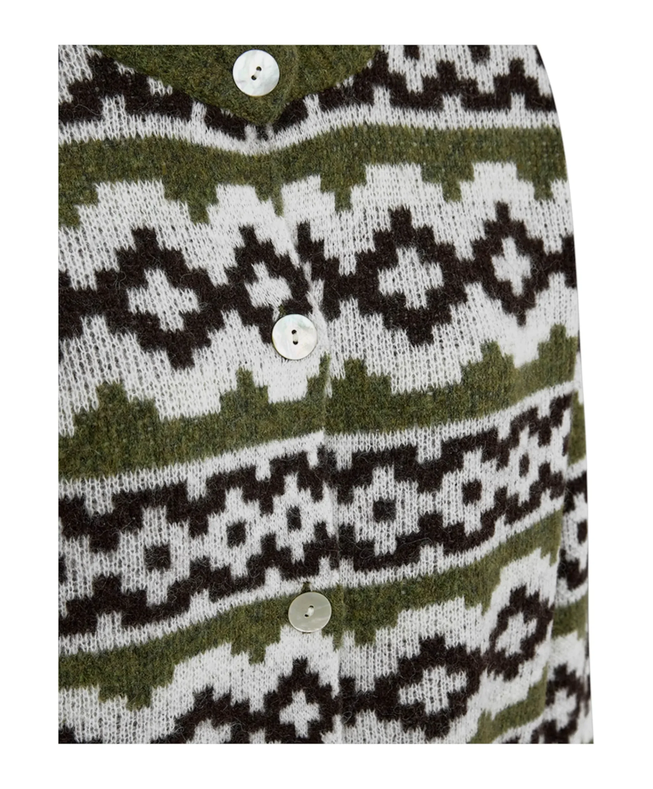 Dames vest groen