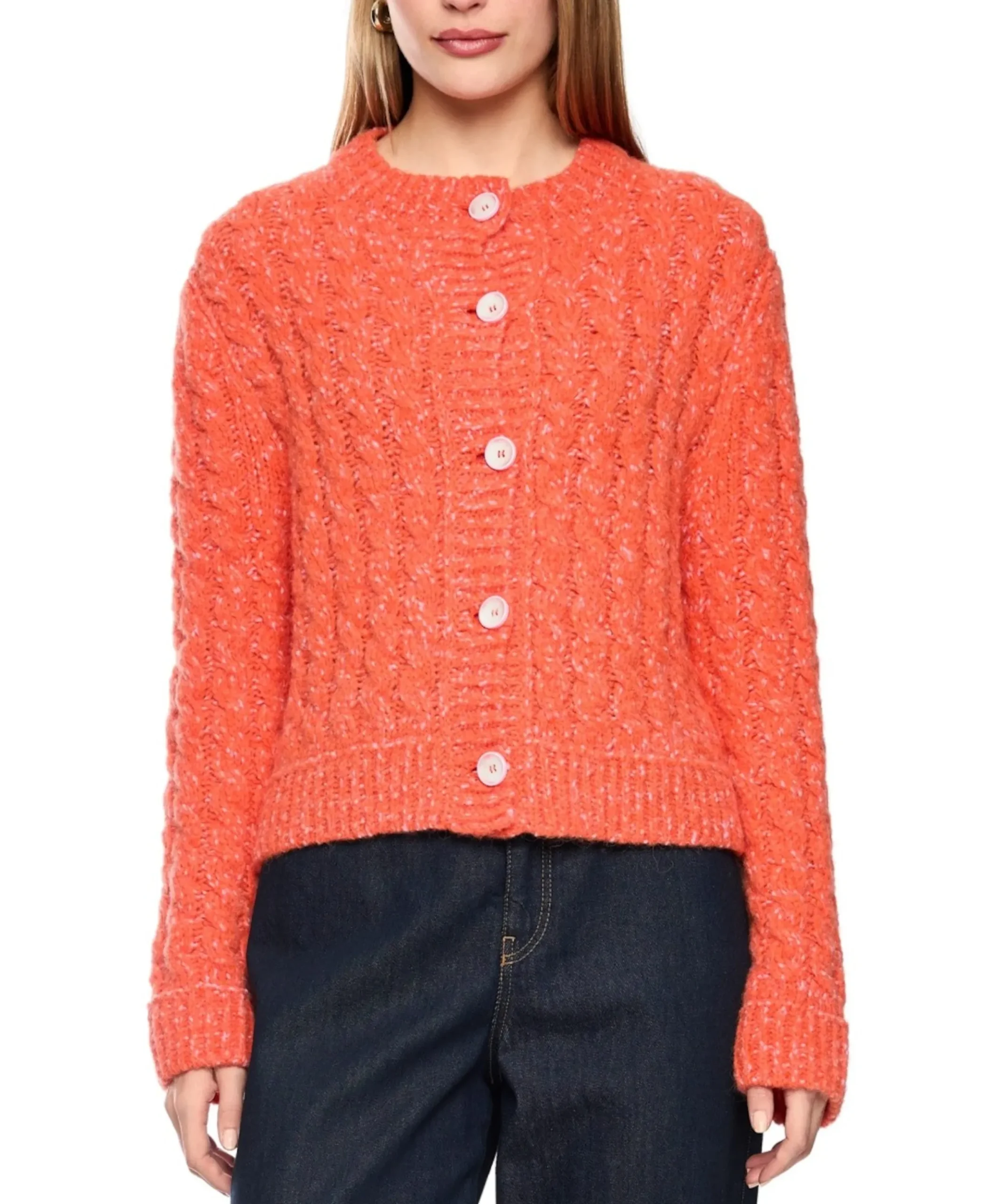 Dames vest oranje