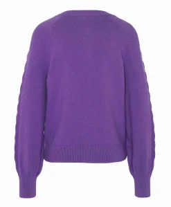 Dames vest paars