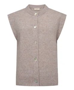 Dames vest paars