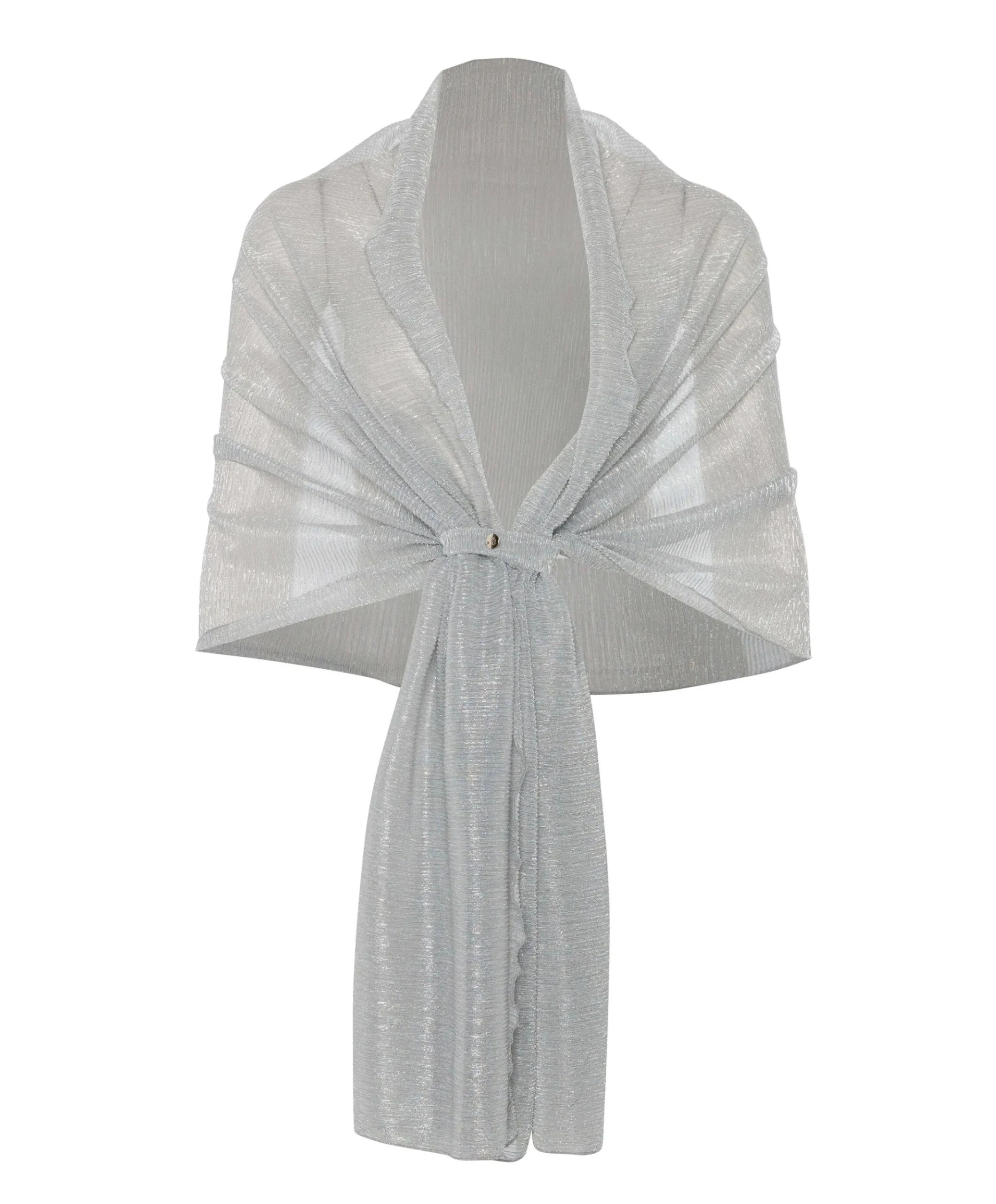 Dames vest zilver