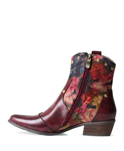 dames westernlaarzen bordeaux