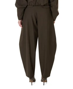 Dante Mid waist Pants dames broek groen