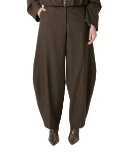 Dante Mid waist Pants dames broek groen