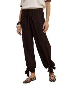 Darie balloon trousers dames broek bruin
