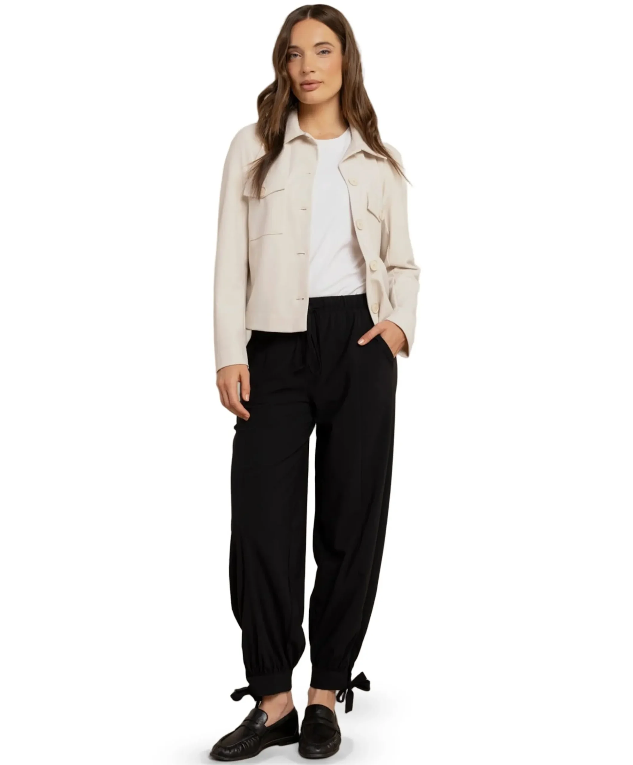 Darie balloon trousers dames broek zwart