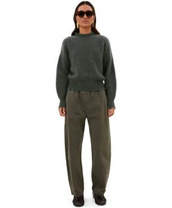 davi pants dames broek groen