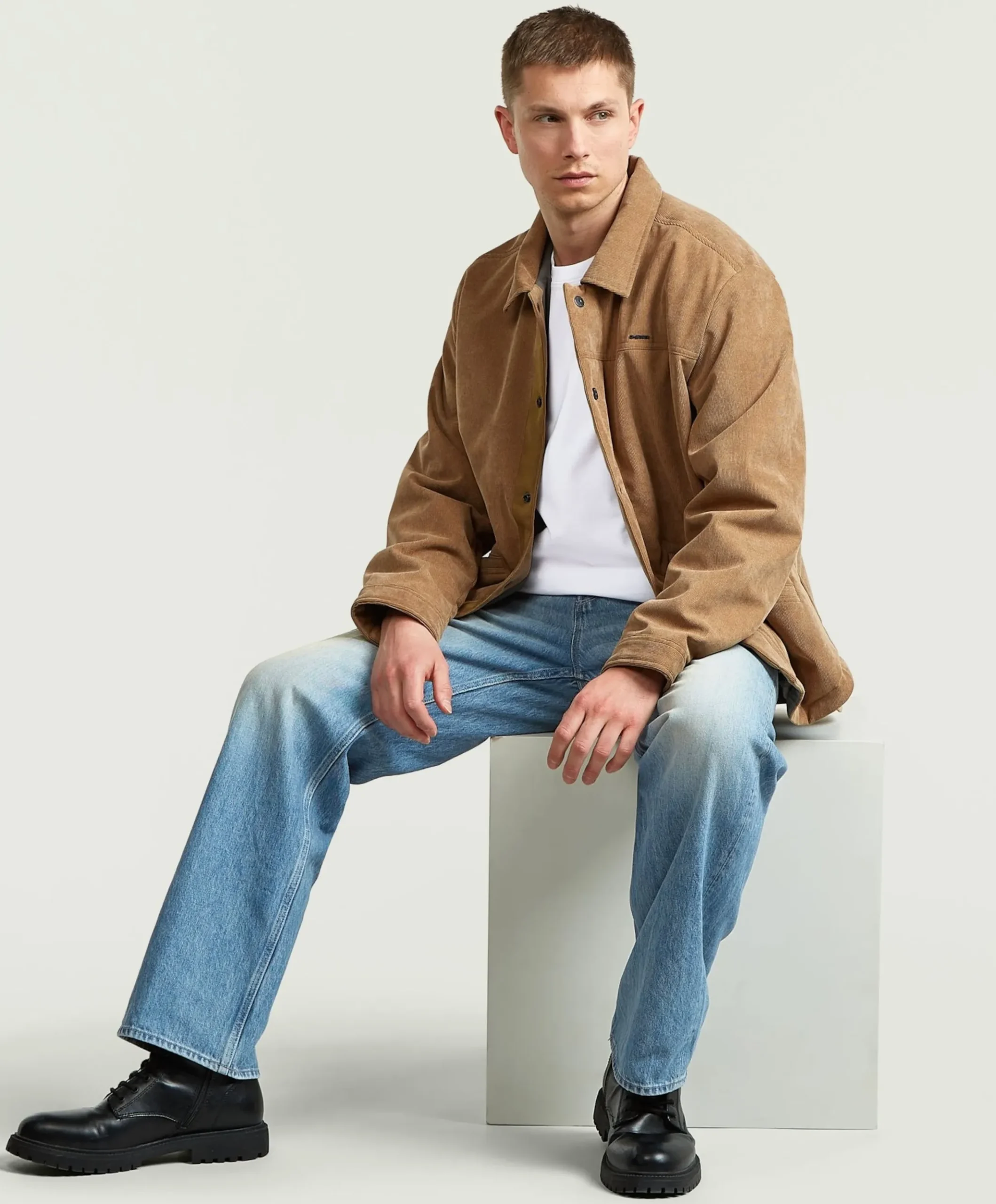 Deeggie Relaxed Straight heren jeans blauw