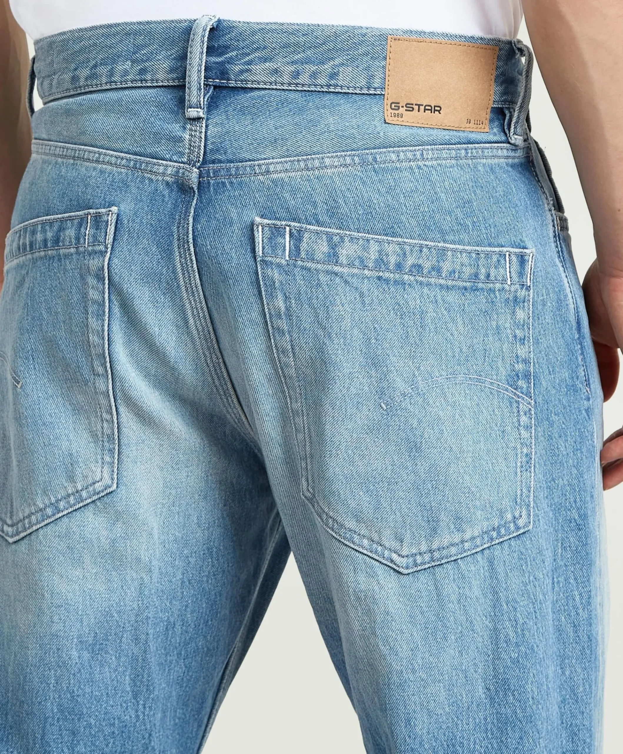 Deeggie Relaxed Straight heren jeans blauw