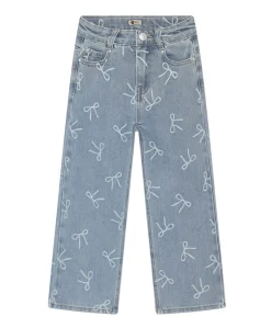 Denim Bow meisjes jeans blauw