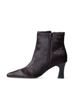 Desma dames enkellaarzen bordeaux