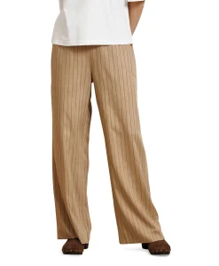 Devine stripe dames broek beige